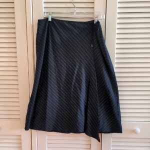 Elegant J. Jill Navy Pinstripe Skirt